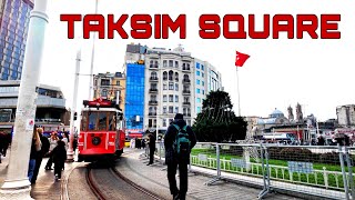 Taksim Square Istanbul  Turkey In 2024 ğŸ‡¹ğŸ‡· [upl. by Wj]