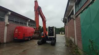 ESCAVATORE KUBOTA KX0803 IVGBRESCIA [upl. by Ytok]