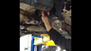 CV axle replacement  1990 geo metro [upl. by Aurlie]