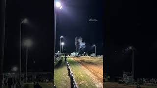 quotWasted Moneyquot barreling down the track in Baxley GA during Southern Pullers Association action [upl. by Dinnage]