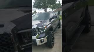 2018 Tundra Review Crewmax Mods Upgrades 20quot Wheels Level Kit More to Come [upl. by Celinka441]