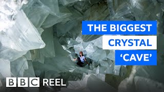 Inside the worlds largest crystal cave – BBC REEL [upl. by Allemrac]