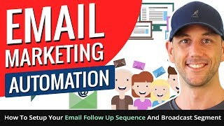 Aweber Email Marketing Automation  How To Setup Your Email Follow Up Sequence And Broadcast Segment [upl. by Marijn]