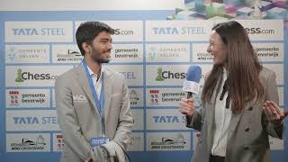 Gukesh beats Maghsoodloo and qualifies for the tiebreak  Round 13 [upl. by Cousins]