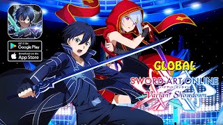 Sword Art Online Variant Showdown Global  Official Launch Gameplay AndroidIOS [upl. by Adele]