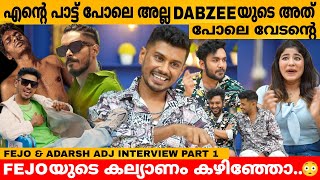 എന്റെ പാട്ട് പോലെ അല്ല DABZEE യുടെ അത് പോലെ വേടന്റെ RAPPER FEJO amp ADARSH ADJ INTERVIEW PART 1 [upl. by Dnomaj344]