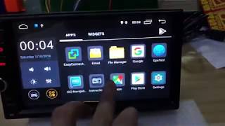 Универсальная автомагнитола Hizpo на android с Aliexpress Видео Aliexpress [upl. by Aicena]