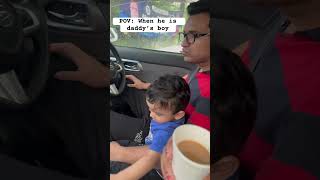 When he is daddy’s boy song daddy official daddyathome happyboy daddycool [upl. by Ahsael178]