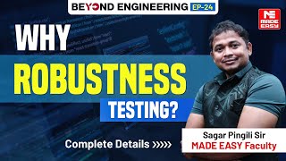 What is Robustness Testing in Software Testing  Beyond Engineering  MADE EASY [upl. by Veradi]