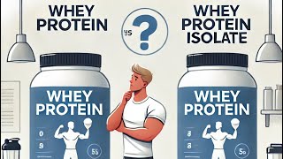 Whey Protein Isolate VS Whey Protein Concentrate [upl. by Shum241]