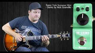 Ibanez Mini TubeScreamer Mini TS Demo  Review [upl. by Tolkan]