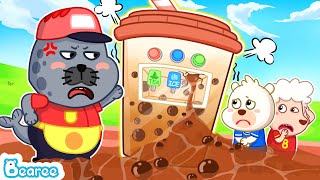 Bearee Tales 🐾📘🧸 Who Ruins Giant Bubble Tea Please Tell the Truth  Educational Videos for Kids [upl. by Votaw]