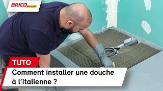 Comment installer une douche à litalienne   Bricomarché [upl. by Zia202]