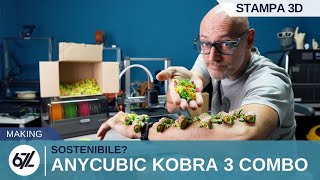 ANYCUBIC KOBRA 3 COMBO gioie e dolori della STAMPA 3D a COLORI [upl. by Shanta]