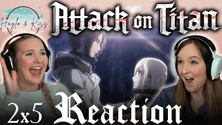 Historia  ATTACK ON TITAN  Reaction 2x5 [upl. by Boelter296]