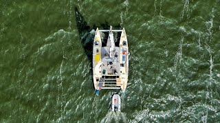 Sailing Up to the North Sea In My Project Catamaran [upl. by Mcgill791]