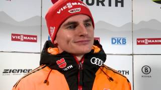 Skispringen Interview mit Richard Freitag 29102013 [upl. by Wolram879]