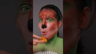 Tutorial video transformation into a trendy look with deer makeup [upl. by Hecklau745]