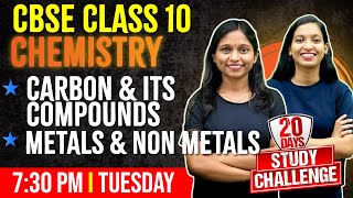 CBSE Class 10 Chemistry  Metals and NonMetals  Carbon and Its Compounds Exam Winner [upl. by Tierney735]