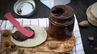 CREMA DE CACAO Y ALMENDRAS CON ACEITE DE OLIVA NUTELLA CASERA O NOCILLA  Cocinando con CatMan [upl. by Anillehs64]