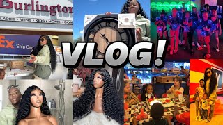 VLOG We went to a birthday party putting my wig on Burlington Haul  more [upl. by Okikuy222]