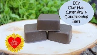 DIY Clay Hair Cleansing amp Conditioning Bars [upl. by Fred]