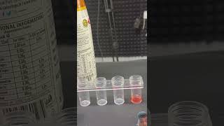 Red litmus solutionBaseblue shortsfeed youtube chemistry cbseboardclass10science science [upl. by Matilde938]