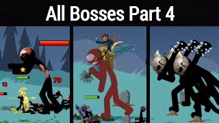 All Bosses That Ever Appeared In Stick War Legacy Part 4 [upl. by Faustine]