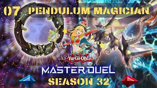 Yu Gi Oh Master Duel  Season 32  07  Pendulum Magician Replays [upl. by Adihsaar]