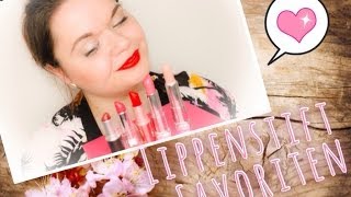 meine 5 Lieblinge  Lippenstifte  beautyful lipsticks  echt abgedreht [upl. by Sowell]