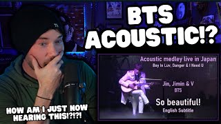 Metal Vocalist First Time Reaction  BTS Acoustic Live  Japan 2016  Boy In Luv Danger amp I Need U [upl. by Gretna]