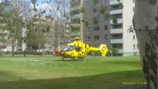 ADACHubschrauber startet in Marienfelde 23042012 [upl. by Girard]