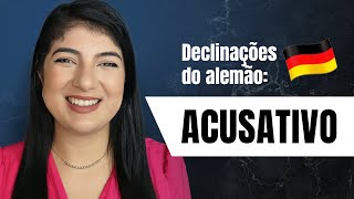 DECLINAÇÕES DO ALEMÃO ACUSATIVO Aula de Alemão 020 [upl. by Gwyn]