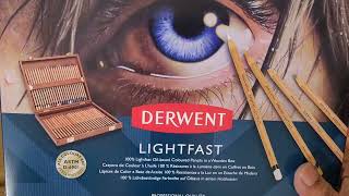 Derwent lightfast 48 wooden box unboxing amp testing derwent lightfast [upl. by Emyle120]