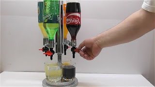 How to make a dispenser for Coca Cola Fanta Schweppes Sprite [upl. by Mimi111]