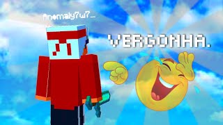 Passando Vergonha no SkyWars 🤡 KKK Mcpe 01510 🔥 🥷👑 [upl. by Aicelaf]