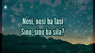 nosi balasi acoustic karaoke lyrics instrumental [upl. by Ecadnak]