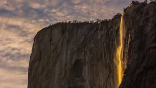 Horsetail Falls Firefall 2016 [upl. by Eynenihc]