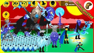 NEW MOD SUMMON DUAL AXE FROZEN MEGA GRIFFON BOSS SPEAROS  Stick War Legacy Mod VIP  Animugen2048 [upl. by Wolfram312]