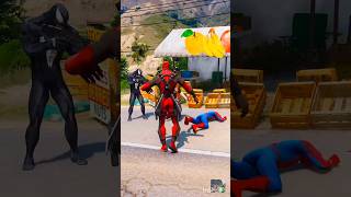 Deadpool killing spiderman and Ironman save him GTA vytshorts spidermangta5 hulkgta5 ironmangta5 [upl. by Annad]