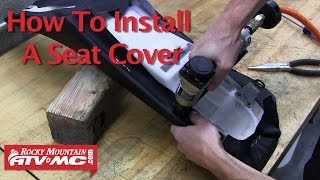 How To Install a Motorcycle Seat Cover [upl. by Cavan726]