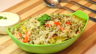 Sprouts Pulao l Protein Rich Pulao l Sattvic recipes [upl. by Papst82]