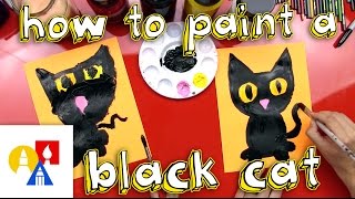 How To Paint A Black Cat [upl. by Aniram419]