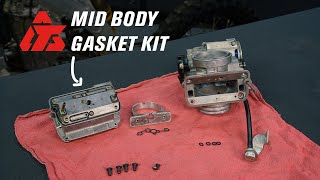 Tusk Mid Body Keihin FCR Carburetor Rebuild Kit [upl. by Osmen906]