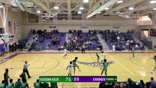 JacksonReed Boys Varsity Basketball Vs Cardozo [upl. by Oileduab]