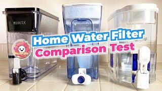 Which water filter is the best Brita vs PUR vs ZeroWater water filter review comparison [upl. by Coppola]