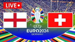 🔴 LIVE ENGLAND VS SWITZERLAND  UEFA Euro Cup 2024  Full Streaming  eFootball PES 21 Simulation [upl. by Drud]