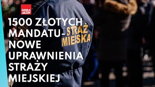 1500 złotych mandatu  nowe uprawnienia straży miejskiej  Fakty OSK [upl. by Damha807]