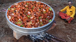 Mouth watering CHICKEN Manchuriyan prepared by my daddy Arumugam  Village food factory [upl. by Kreindler]