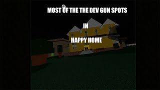 how to get all secret guns in ROBLOX opposer VR HAPPY HOME [upl. by Lenaj]